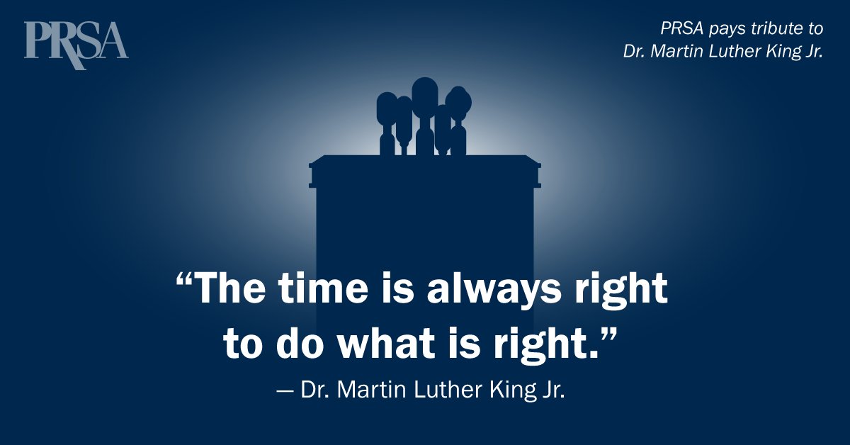 We remember the works of Dr. Martin Luther King, who once said, "The time is always right to do what is right." On #MLK day, we remind ourselves that it's never too late to do the right thing. >> bit.ly/3X9vpl0