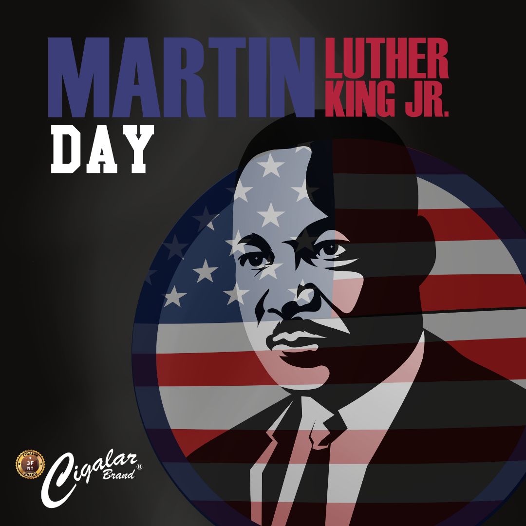 BrandCigalar's tweet photo. Today we honor Dr. Martin Luther King Jr. and his legacy of equality, justice and freedom.
.
.
#MLKDay
#MLKDay2023
#ReclaimingMLK
#cigalar
#cigalarbrand
#perfectioninsmoke
#whydoyourise
#highlife https://t.co/LMElGU7ldv