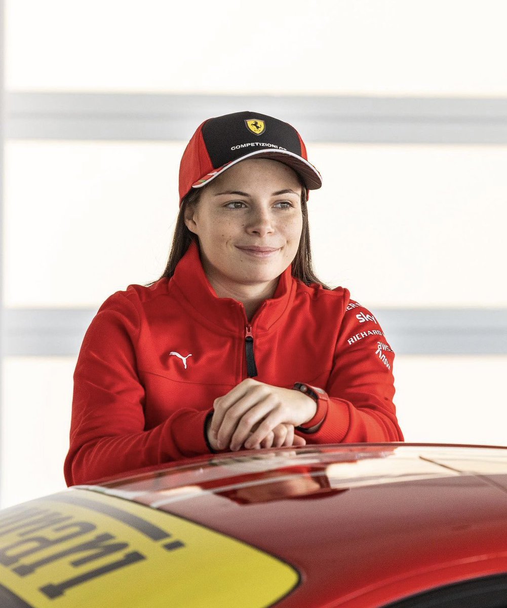 First ever female #FerrariCompetizioniGT driver 💪🏼

Congratulations to @LWadouxD44, who's joined the Ferrari stable as an @FIAWEC LMGTE AM driver ❤️

The season kicks off in 1000 miles of Sebring and we can’t wait to see what Lilou will achieve!

#WomenInMotorsport