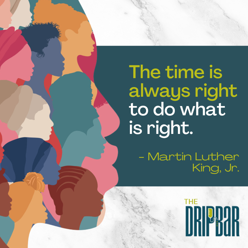 dripbarorl_fl's tweet photo. Today we remember and honor the legacy of the late, great Martin Luther King, Jr. "The time is always right to do what is right." Happy MLK Day from The DRIPBaR. #MLKDay #Health #Wellness #Love #TheDRIPBaRLakeNona #LakeNona https://t.co/nYIKpD7fGk