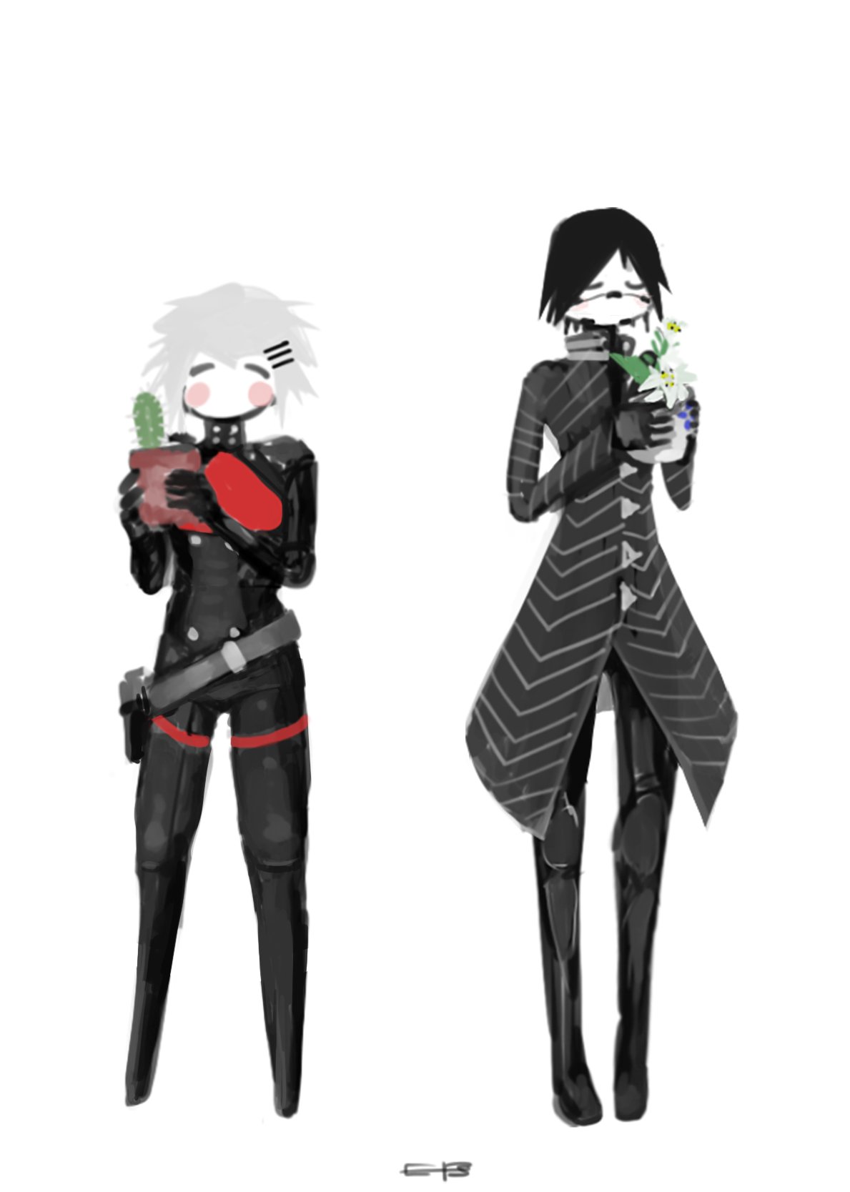 Emett (commissions open) on X: “Peripeteia x SIGNALIS crossover 