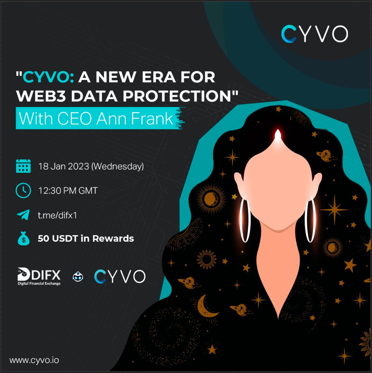 🎉#AMA Alert🎉

Join our CEO <a href="/AFS99023900/">AFS</a> on the official <a href="/DIFX_io/">DIFX</a> #telegram to discuss #WEB3 data protection.

📅Date: 18th Jan'23
⏰ Time: 12:30 PM GMT
🏠 Place: t.me/difx1
🏆 Prize: 50 USDT

To join, like &amp; retweet this post and drop us your questions below!