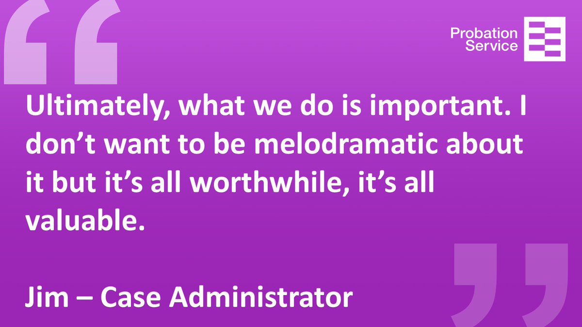 Thinking of a new job? After a 31 year career in museums, Jim retrained as case administrator - a role offering variety, support &amp; lots of development.

Find out about his journey and what the Probation Service can offer you. Applications close 6 February: prisonjobs.blog.gov.uk/2023/01/10/jim…
