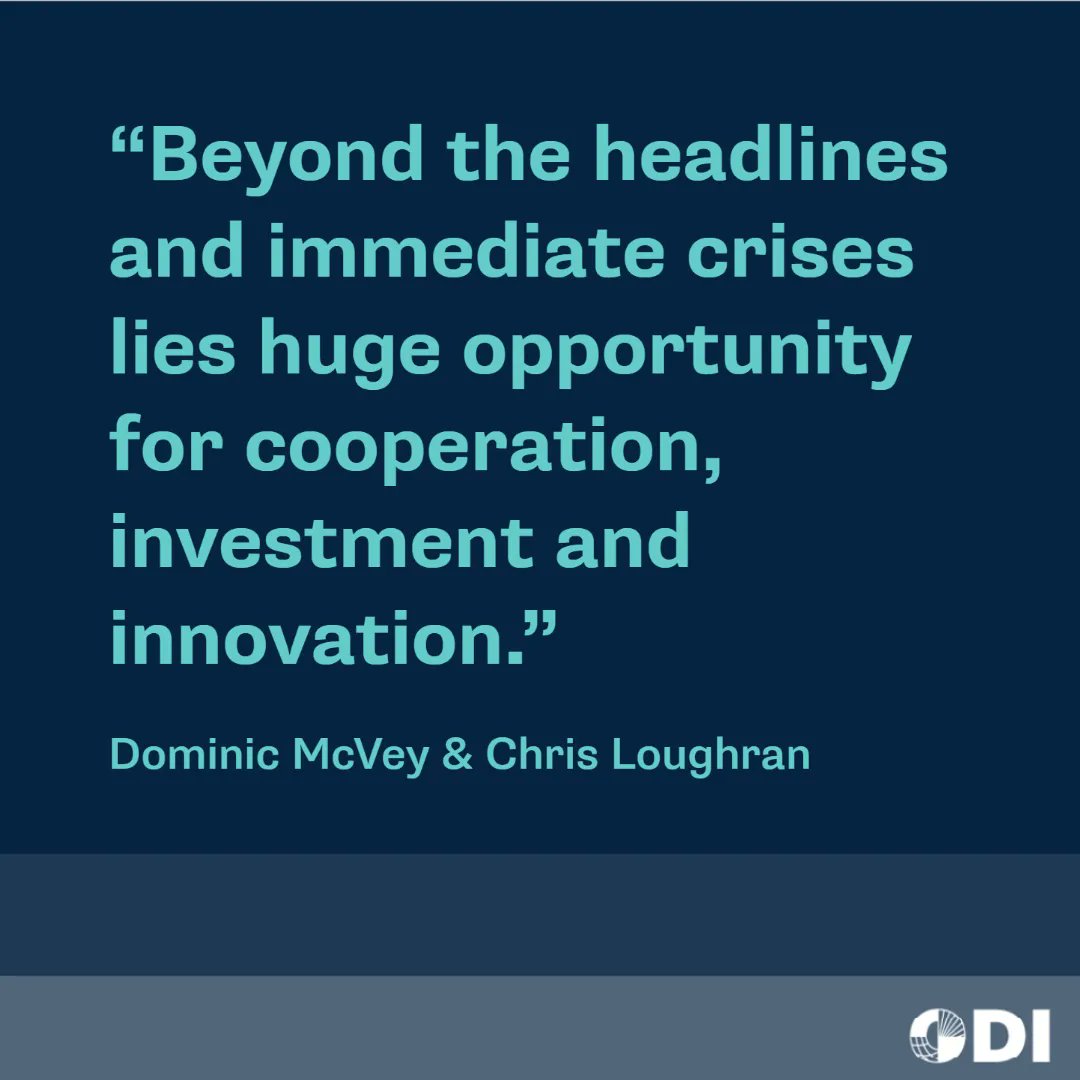 Africa will be home to 1/4 of the global population by 2050.

Leaders at #WEF23 must seize the "huge opportunity for cooperation, investment &amp; innovation" in the continent &amp; build new equitable partnerships.

New blog from <a href="/dominicmcvey/">Prof. Dominic McVey MBE</a> &amp; @CJDLoughran ⤵️ buff.ly/3w8rxVo