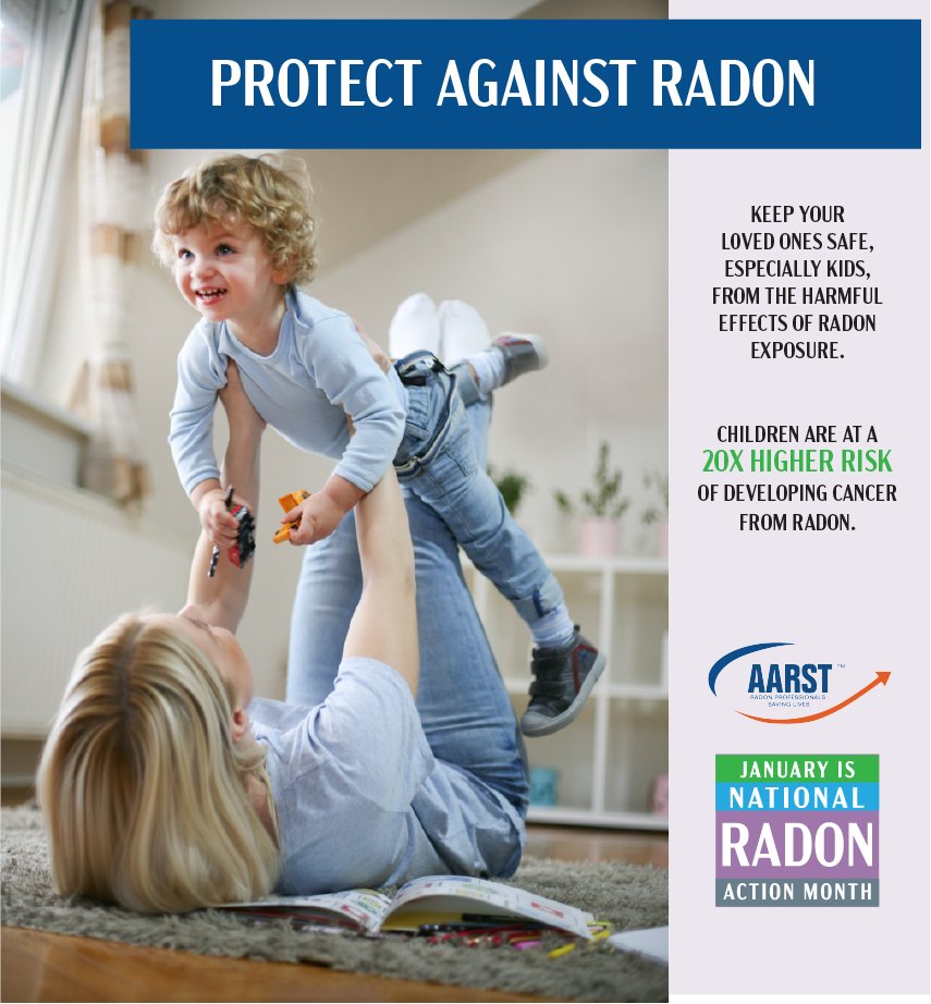 January is National Radon Action Month!
#CERTI #radon #stopradon #radontesting #radonawareness #AARST