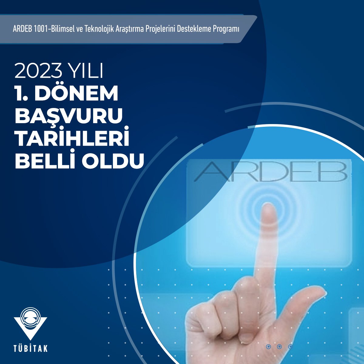 📢 TÜBİTAK-ARDEB 1001 Bilimsel ve Teknolojik Araştırma Projelerini Destekleme Programı 2023 yılı 1. dönem başvuru tarihleri belli oldu!

🗓️Başvuru başlangıç tarihi: 30 Ocak 2023
🗓️Çevrim içi başvuru için son tarih: 13 Mart 2023

Detaylar: 👇
tubitak.gov.tr/tr/duyuru/arde…