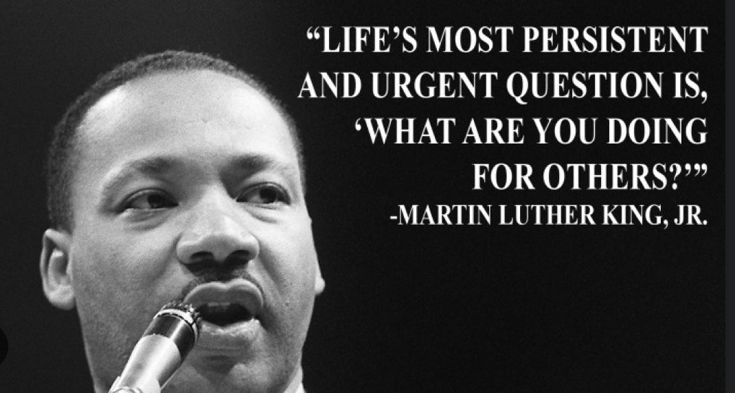 Every. Day. Serve others, and build the world you want to see.