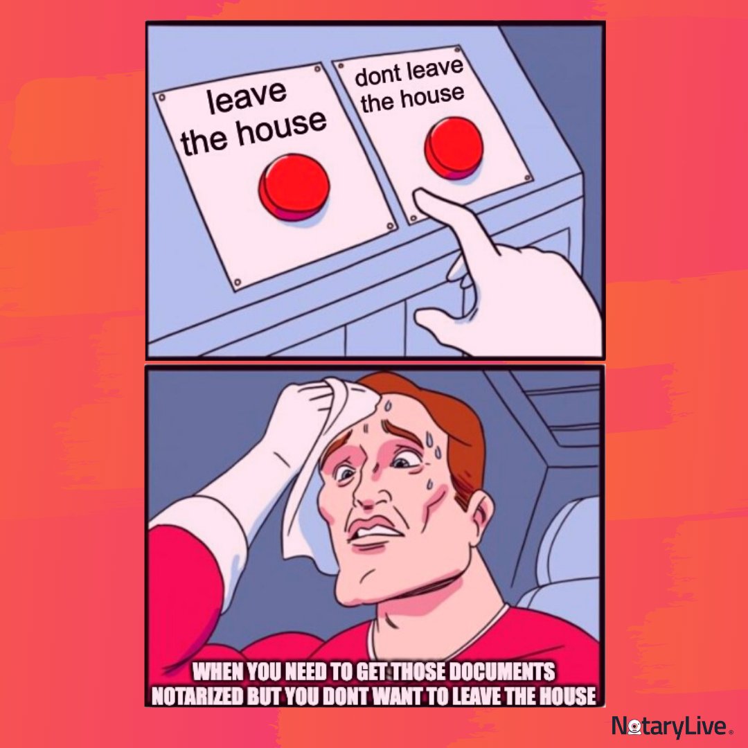 notary_live's tweet photo. When you gotta those documents notarized, but the couch and Netflix are calling your name ๐๏ธ. #NotaryLive to the rescue! No need to leave the house, just sit back and let us handle it all. ๐ก
#notary #onlinenotarypublic #convenience #stayinghome #virtualnotary https://t.co/FVWxLcTfF0