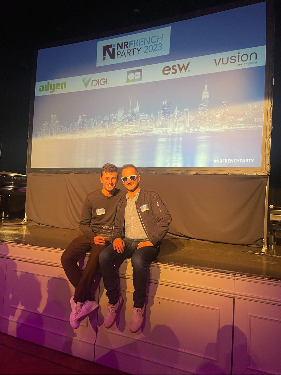 TwicPics's tweet photo. TwicPics won the first place in the User Experience category at the NRFrench Party organized by @businessfrance ⭐

#ecommerce #retail @NRFBigShow https://t.co/9DW1MBbbl5