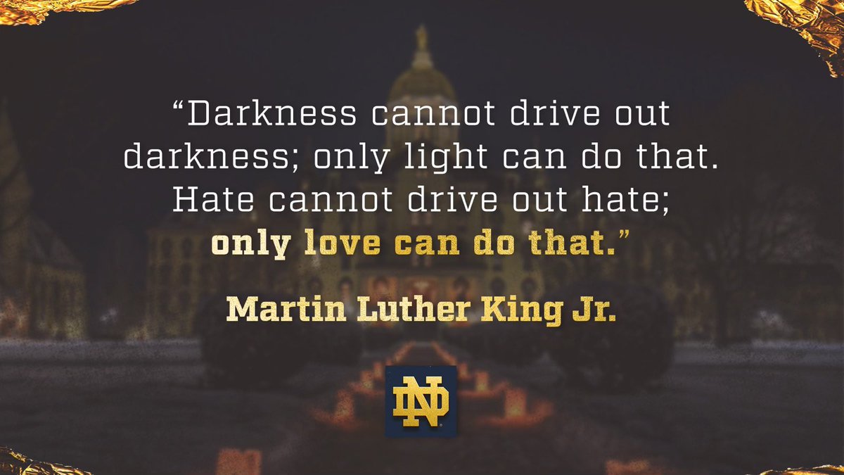 May we reflect and act on the words of Martin Luther King Jr. today and everyday.

#mlkday #togetherirish