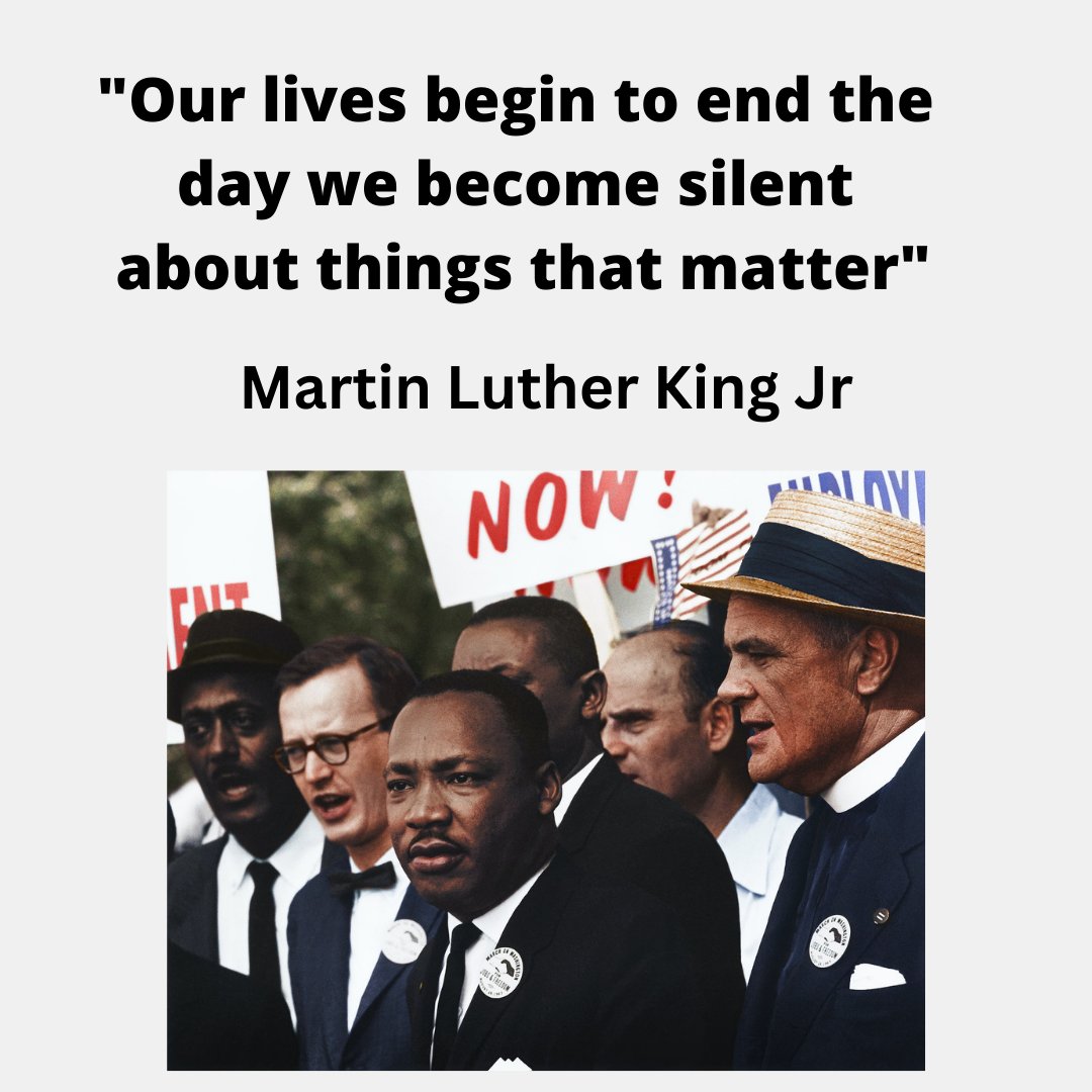 blenmanwe's tweet photo. Let us remember Dr. King's words and his call to action to create a society where all people are treated with dignity and respect.

#MartinLutherKingJr #NonViolence #CivilRights #EqualityForAll #Peace https://t.co/UaRmebWZ97