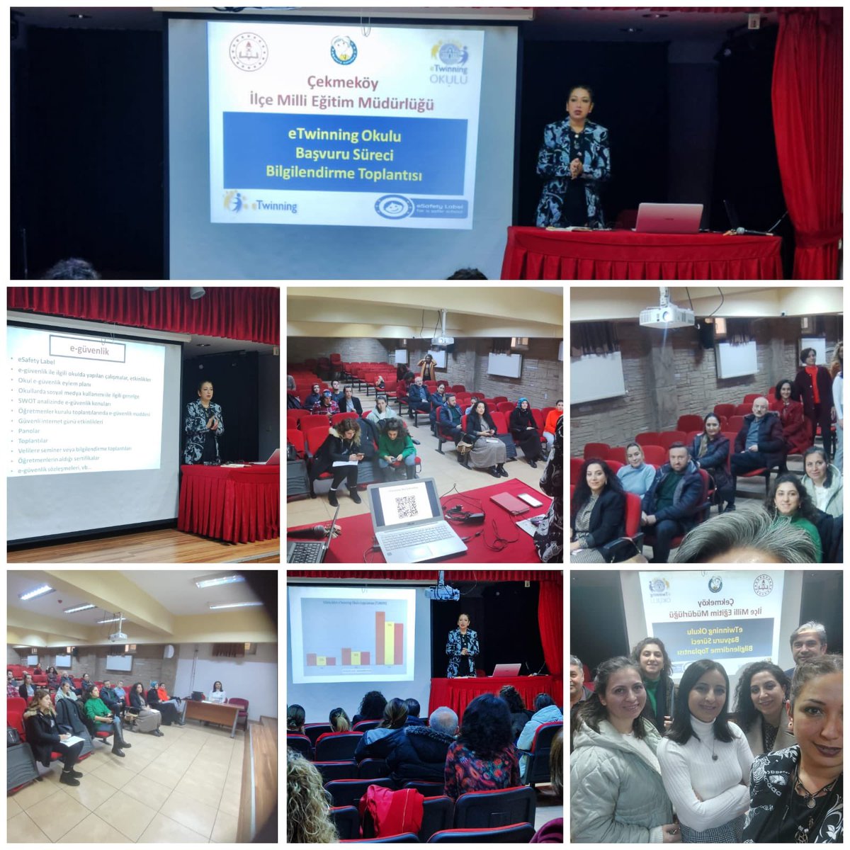 İlçemizde eTwinning Okulu için davet alan 21 okulumuzun öğretmen ve yöneticilerine "eTwinning Okulu Başvuru Süreci Bilgilendirme Toplantısı" yapıldı. Bu süreçte başvurusunu tamamlayacak olan okullarımıza başarılar diliyoruz. <a href="/istanbulilmem/">İstanbul İl Millî Eğitim Müdürlüğü</a> <a href="/mirimiran23/">Resul ÇELİK</a> <a href="/burhan131/">Burhan BAYRAK</a>