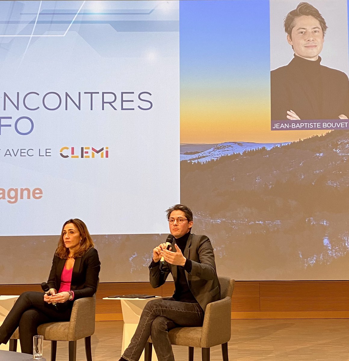 Philippe MÉTAIS 👨💻 (@filbiniou) on Twitter photo Rencontres de l’info <a href="/TF1Info/">TF1Info</a> x <a href="/lamontagne_fr/">La Montagne</a>
<a href="/jbbouvet/">BOUVET Jean Baptiste</a> : sobriété, innovation et abandon des énergies fossiles au bénéfice des énergies renouvelables sont les 3 leviers de la #TransitionEcologique. Et les services de l’info doivent porter ces leviers sans faire culpabiliser! Rencontres de l’info <a href="/TF1Info/">TF1Info</a> x <a href="/lamontagne_fr/">La Montagne</a>
<a href="/jbbouvet/">BOUVET Jean Baptiste</a> : sobriété, innovation et abandon des énergies fossiles au bénéfice des énergies renouvelables sont les 3 leviers de la #TransitionEcologique. Et les services de l’info doivent porter ces leviers sans faire culpabiliser!