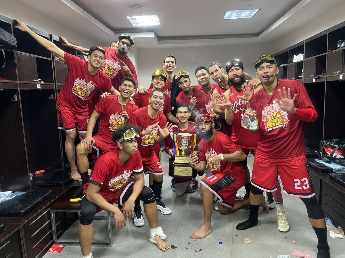 anotha one, 7 of em thangs! 🏆🏆🏆🏆🏆🏆🏆🦾👀

Blessed and honored to be part of the historic finals series. Maraming salamat po sa lahat ng dasal, suporta at pagmamahal mga Kabarangay. Para sa inyo po ito! 🙌🏽🙏🏽🦾 #NSD #RWTW #TGBTG #54589