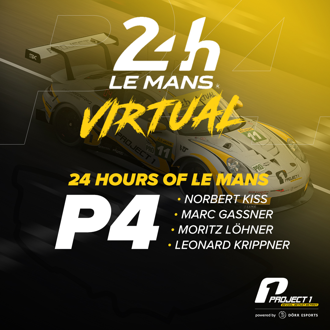 At the end of an exhausting 24h of Le Mans we finished in a strong P4!

We had early issues that threw us back but the Red Flag brought us back into the game and since then we never left the Top5 in the race.

#LeMansVirtual