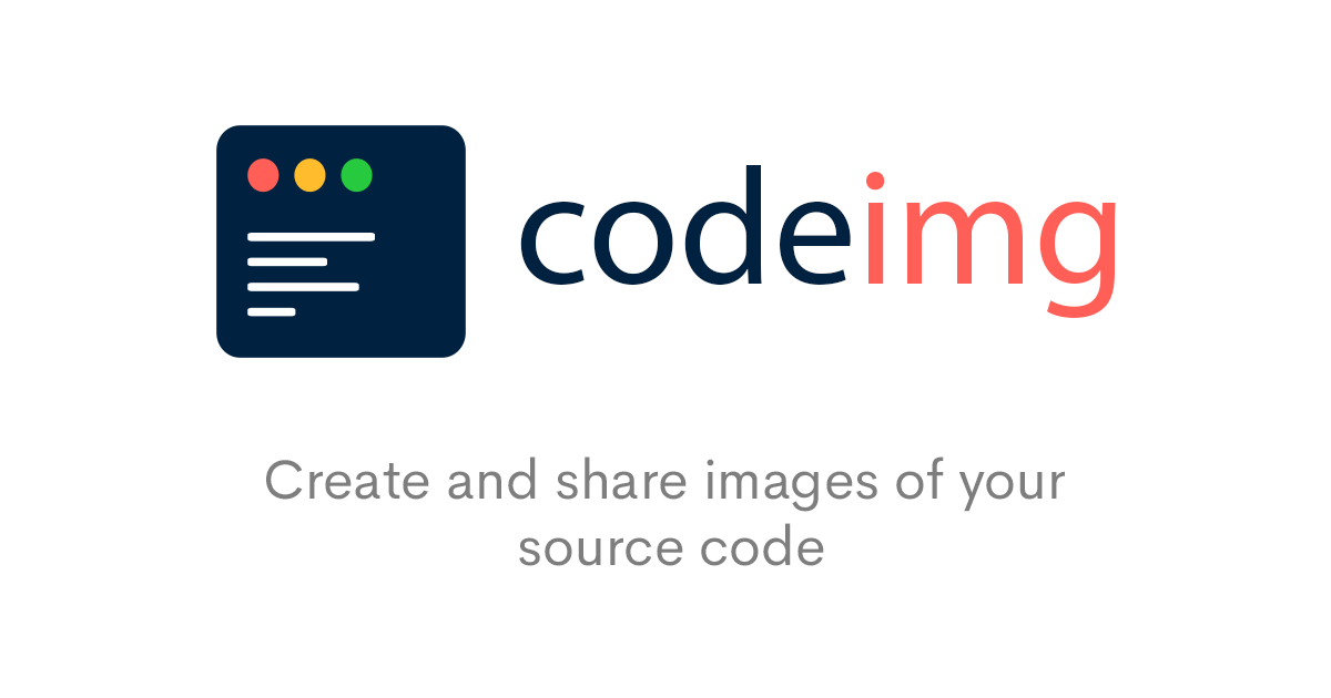 7 FREE code snippet screenshot generators for HTML, CSS, Javascript ...