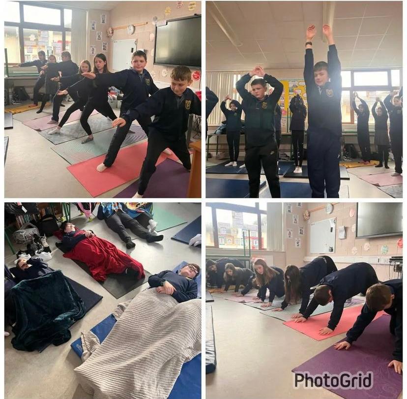 Parteen_School's tweet photo. 6th class had a mindful morning engaging in some new and more challenging Yoga moves followed by some downtime to relax - we look forward to keeping up Yoga for the next few weeks 🧘♀️
#namaste #wellbeing #parteenschool #hiddengem #sixthclass
👀 @hihealthyireland @irish_primary_pe https://t.co/MCCJl973Pj