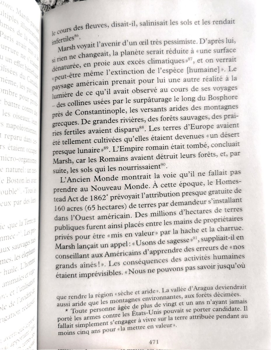 doodleuse's tweet photo. Le discours public :
"on ne pouvait pas prévoir le changement climatique."

Les 1ers environnementalistes en 1864: https://t.co/UqTBuQS2WT