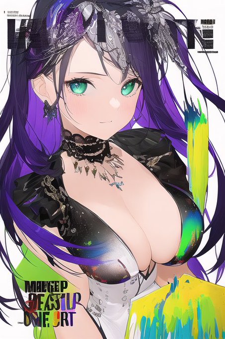 月刊クリエイターマガジン(嘘表紙)
novel AI 