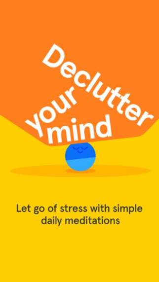 Today's #DailyAd by <a href="/apiengar/">Aditya Prakash Iengar</a> feat. Headspace  

🎨 Brand-aligned colors encourage brand recall. 
🔤 Deliberately misaligned text perfectly depicts clutter. 
🤯 Great use of visuals to communicate core message - burden on the mind, but thanks to Headspace the head is smiling.