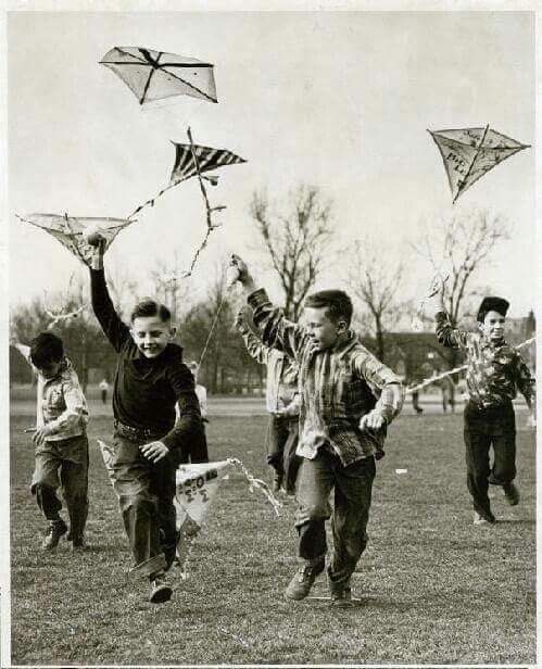 Wie had er óók een vlieger vroeger?