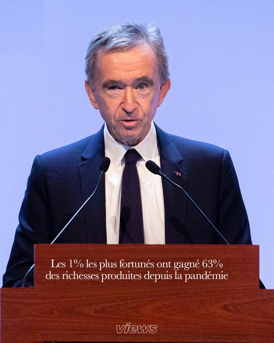 viewsfrance's tweet photo. Selon l’ONG Oxfam, les 1% les plus riches du monde ont capté 63% des richesses produites depuis le Covid.

Les milliardaires français ont engrangé près de 220 milliards d’euros entre mars 2020 et mars 2021. https://t.co/voWVEF3NPK
