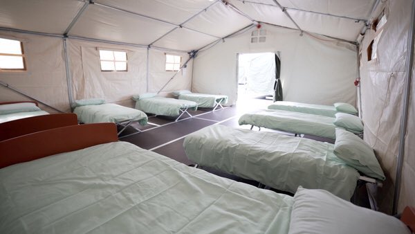 johncookeradio's tweet photo. Integration Minister @joefingalgreen says he “hopes” use of tents for #AsylumSeekers won’t be ramped up, but failed to rule it out speaking to @SarahAMcInerney @drivetimerte in response to situation faced by 88 men sleeping in tents in freezing Conditions @masi_asylum https://t.co/MqpwvBWXi1