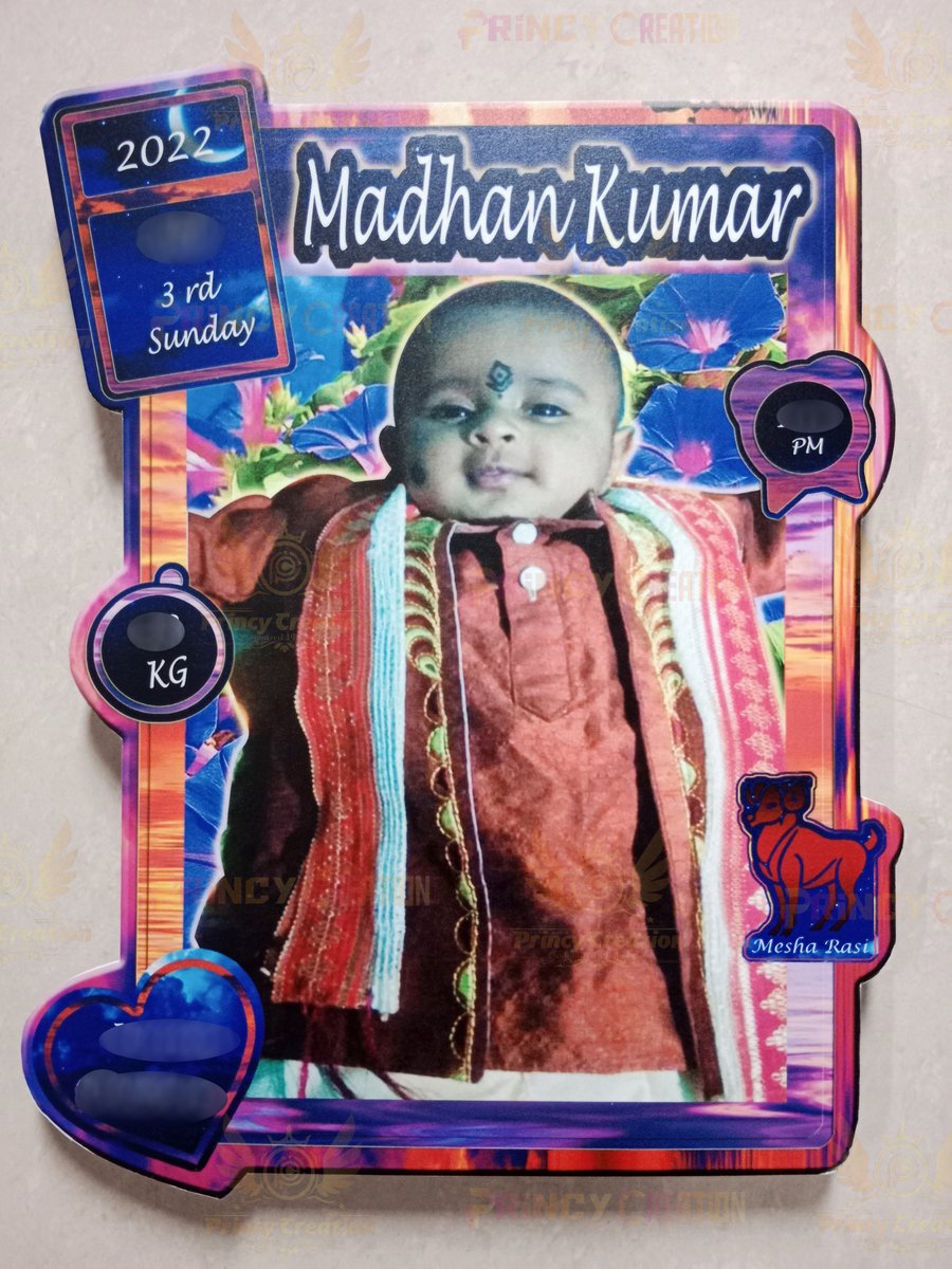 PrincyCreation's tweet photo. Baby Frame
Order online from
*8072899649*

Delivery in 7 days
Cash on delivery available
Delivery all over India.
More models please visit - https://t.co/TrV4fy18IY https://t.co/fnuxwKglm4