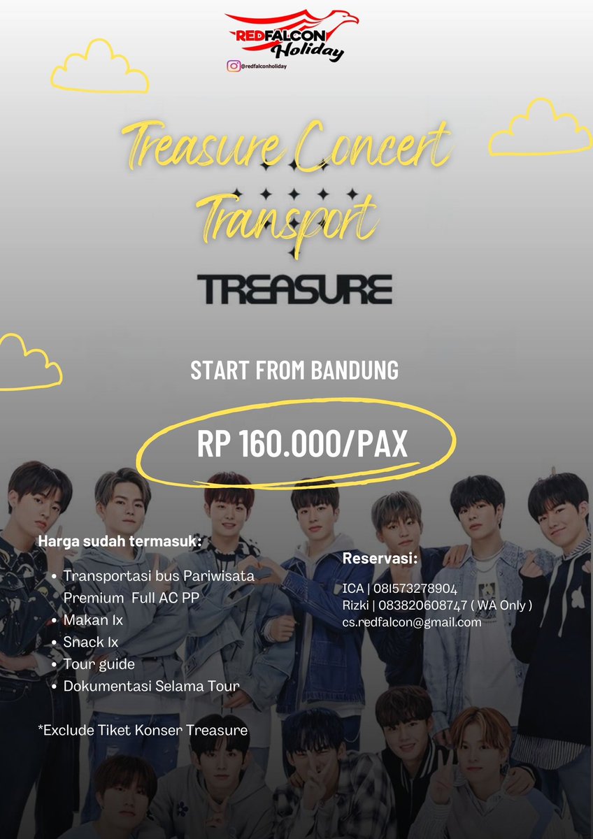 cholbiati's tweet photo. 🚍OPEN TRIP KONSER TEASURE IN JAKARTA 🚍

Haii Teume Bandung 👋🏻 hayu kota berangkat bareng-bareng ke Jakarta!!! 

⚠️LIMITED SEAT, GRAB IT FAST 160K ONLY⚠️ 

#TREASURE_HELLOinJKT #TREASUREINJAKARTA #TREASURE_HELLO #HELLOTRIPBDG #HELLOTRIP #TRIPKONSERTREASURE https://t.co/42VjKSoSy0