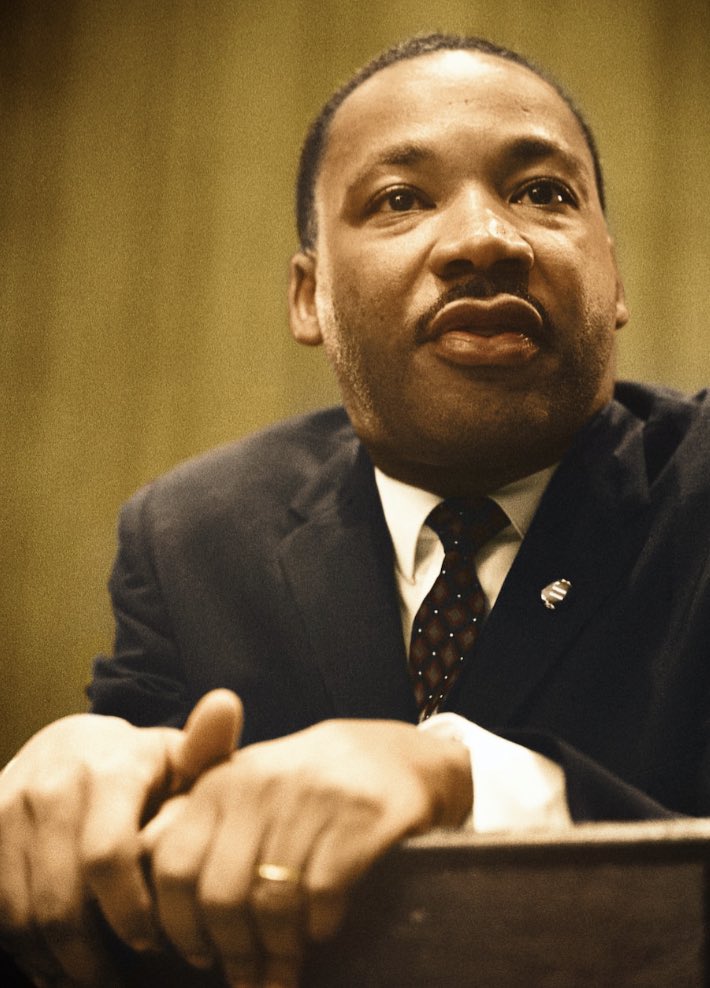 “Darkness cannot drive out darkness; only light can do that. Hate cannot drive out hate; only love can do that.”