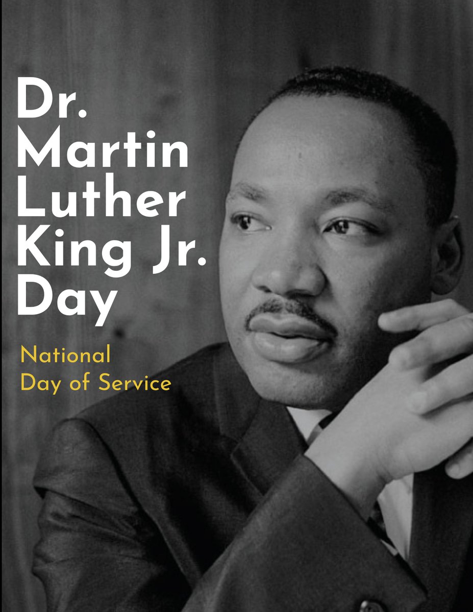 Today we celebrate and honor the life and legacy of Dr. Martin Luther King Jr. and his dedication to equality and service. #MLKDay