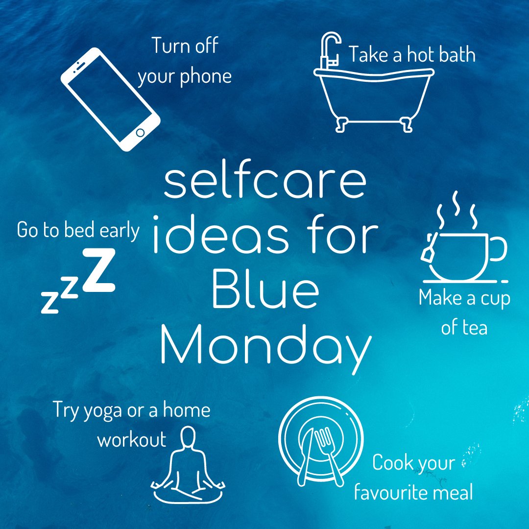 Today is the third Monday in January, also known as 'Blue Monday'. To make it a little less blue, here are a few selfcare ideas that'll hopefully make it little brighter⭐
-
#bluemonday #selfcare #selfcareishealthcare #wellness #healthandwellness #healthyliving #healthylifestyle