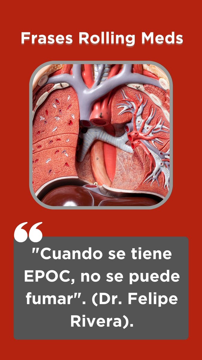 Rolling_Meds's tweet photo. Les dejamos una frase del capítulo "Especial día mundial del EPOC". No te pierdas este capítulo. https://t.co/Z7f4CrgDqS 
 #EPOC  #Podcast  #Medicina https://t.co/CQWG2hyHH5