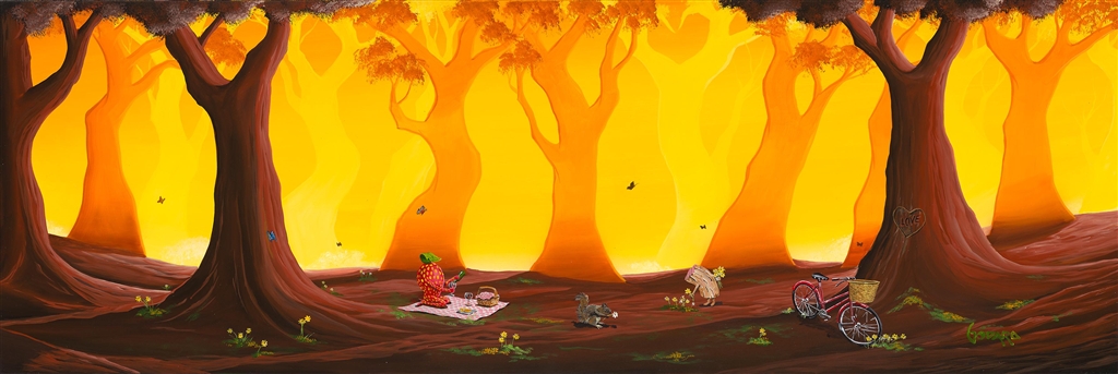 ParkWestGallery's tweet image. &quot;First Love&quot; by Michael Godard @OfficialGodard #loveart #love #michaelgodard