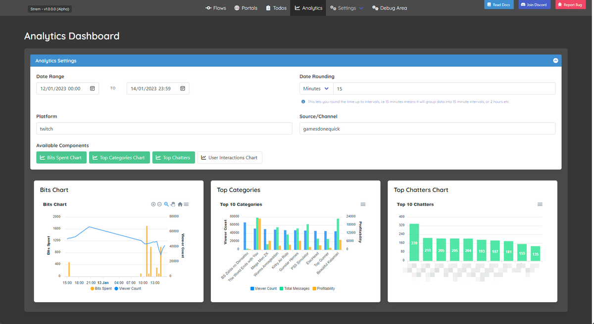 GrofitPlays's tweet photo. For anyone who uses #strem the #streamer #analytics plugin has been made public, its still early days but should let you gather metrics on your streams while Strem is running.

https://t.co/K6iAC4TPTx https://t.co/0nxyOClksu
