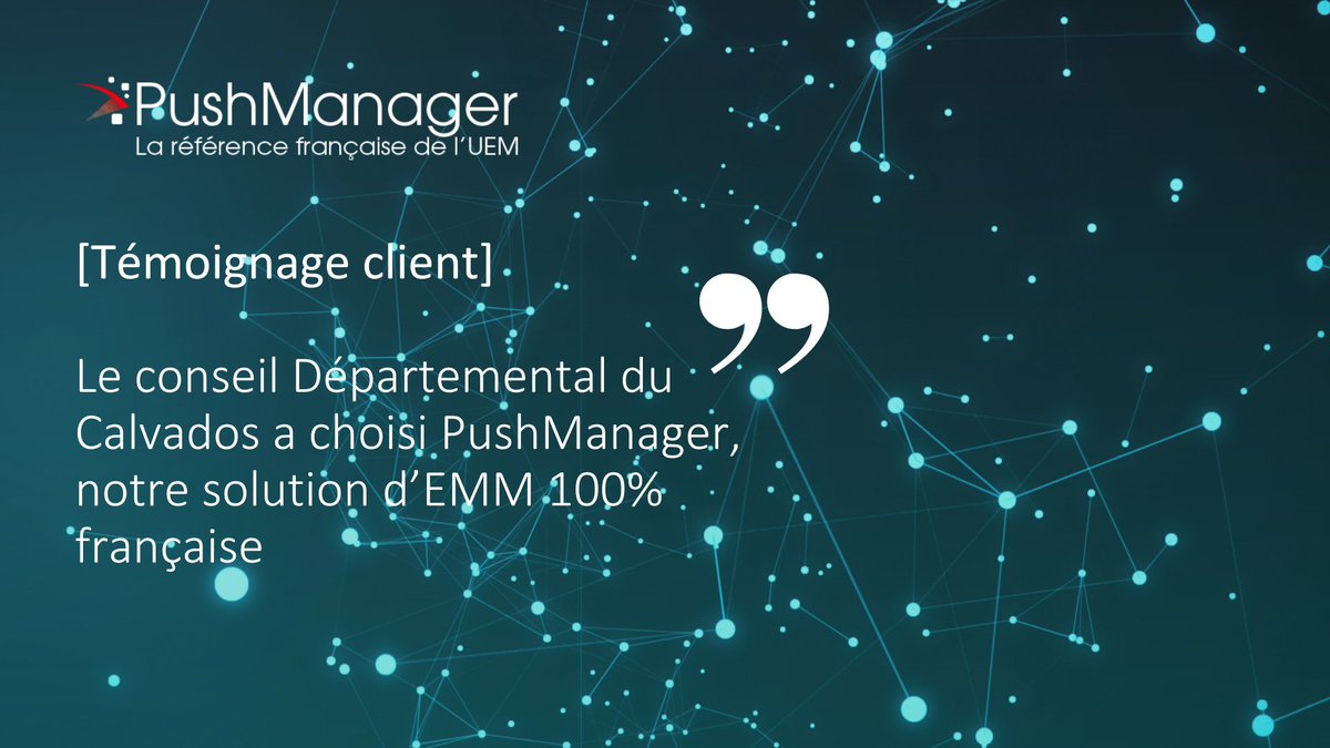 IBELEM_News's tweet photo. [#temoignage]  
💼 Patrick MARIE,#Expert #mobilité, au Département du Calvados utilise PushManager afin de gérer la flotte d’équipements mobiles de la collectivité.  🚀
Pour découvrir l'interview complète, cliquez ici 👇

https://t.co/sADcLLmoME https://t.co/3K70lXLERG