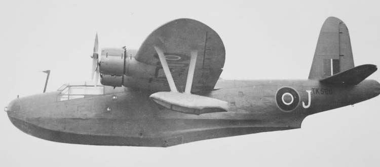 PDHeritageCent's tweet photo. The Saunders Roe A.37 Shrimp was a small British (scaled down) experimental flying boat from 1939. It was built as part of a development programme for the Saunders-Roe S.38 (a never built) four-engine patrol flying boat, intended as a replacement for the Short Sunderland. https://t.co/Qk4s21qfqV