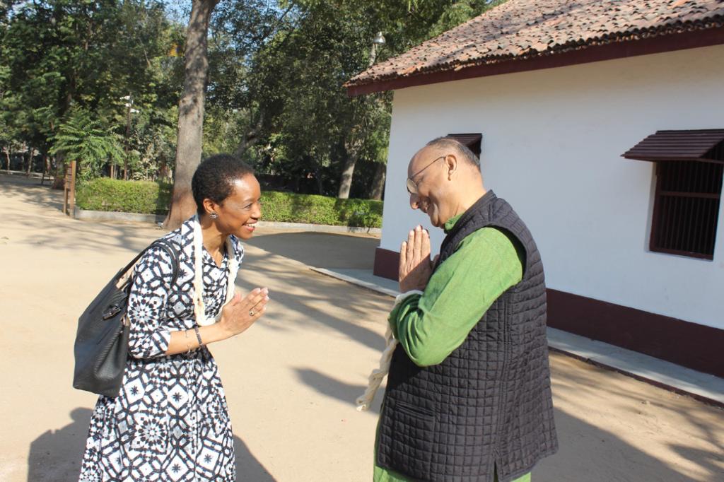 USTDAdirector46's tweet photo. So honored to visit the Gandhi Ashram in Gujarat on Martin Luther King Jr. Day. Here, in this place, one can’t help but reflect on their message of service and leadership. https://t.co/rsPgEg6JId