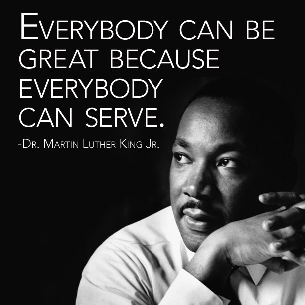 "Leadership Moment"
One man's dream, one man's character, &amp; one man's relentless pursuit for equality changed a nation! 
Let us all dream a dream that SERVES a greater purpose than our own &amp; positively impacts the world around us! 
#LeadershipMoment