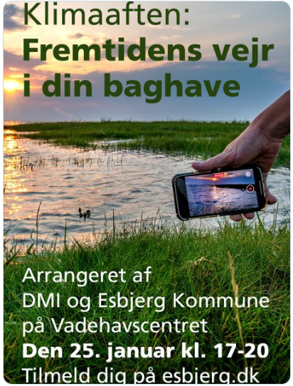 DMI (@dmidk) on Twitter photo Kom med til #klimaaften, hvor DMI’s eksperter fra #NationaltCenterforKlimaforskning trækker tråd fra globale klimaforandringer til lokale konsekvenser. Næste stop #Vadehavscenteret - <a href="/EsbjergKommune/">Esbjerg Kommune</a> og #Københavnsrådhus - <a href="/koebenhavner/">Københavns Kommune</a> 👉
dmi.dk/nyheder/2023/k… Kom med til #klimaaften, hvor DMI’s eksperter fra #NationaltCenterforKlimaforskning trækker tråd fra globale klimaforandringer til lokale konsekvenser. Næste stop #Vadehavscenteret - <a href="/EsbjergKommune/">Esbjerg Kommune</a> og #Københavnsrådhus - <a href="/koebenhavner/">Københavns Kommune</a> 👉
dmi.dk/nyheder/2023/k…