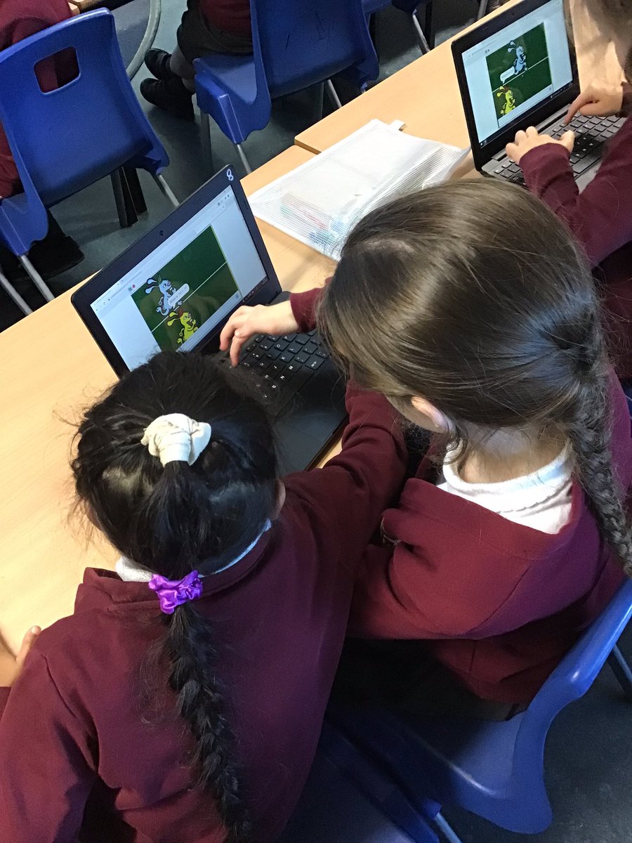 christ_primary's tweet photo. Learning all about algorithms this afternoon in Year 2/3 #Scratch #switchedoncomputing #Algorithm https://t.co/lI14smotFX