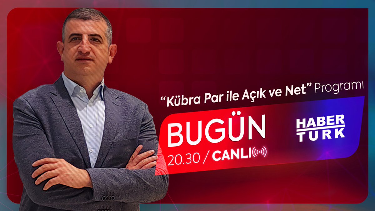 haluk's tweet photo. Bu akşam “Kübra Par ile Açık ve Net” programına canlı yayın konuğu oluyorum. 

Son günlerde #Baykar'a atılan iftiralara cevap vereceğim. 

Çok şey konuşacağız, beklerim…

📺 @HaberturkTV
⏰ 20:30 https://t.co/m99svp1Sra