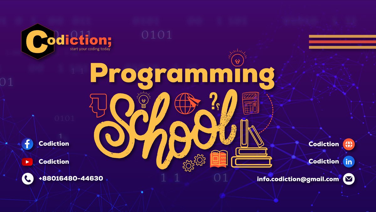 Rahul_RXP's tweet photo. Follow @codiction_team to know more about programming & programming coures.
#programmer #cprogramming #codiction #code #coding #2023NewYear #CompetitiveProgramming c++ #Python #javascript https://t.co/s0Dg1DGLIw
