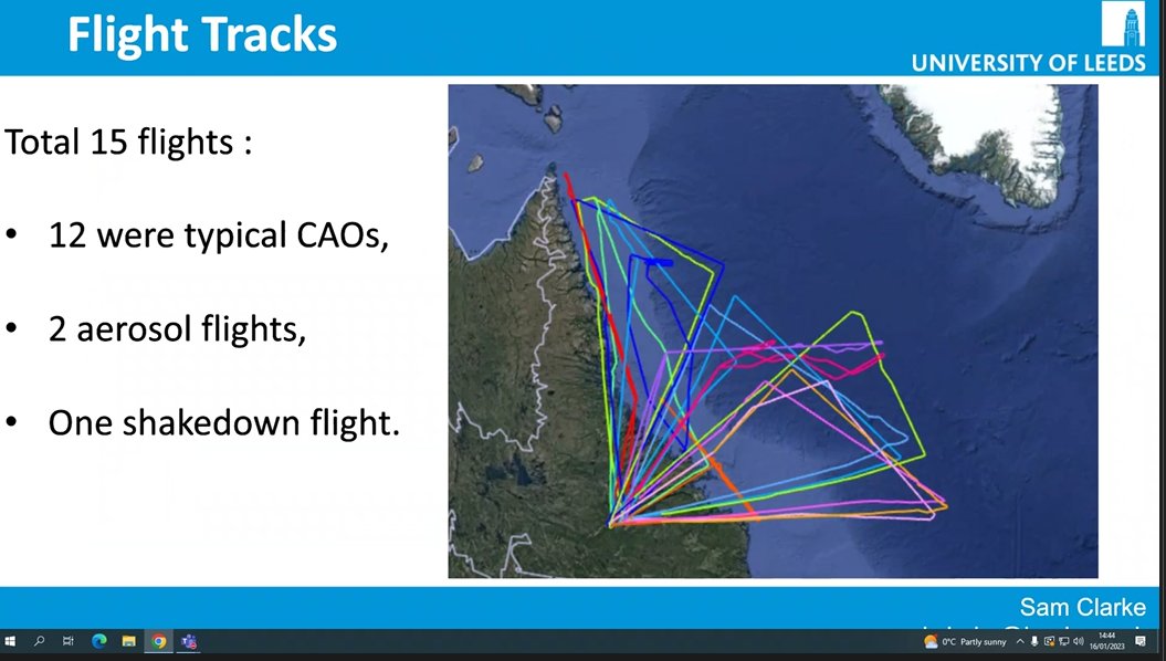 jimmcquaid's tweet image. Great talk from @SamMPhase on the @CloudSenseNERC #MPhase and her work on regional modelling of the flight campaign cases. 
Run the model (CASIM) and then comparing to aircraft data to investigate how our INP measurements impact the model output.