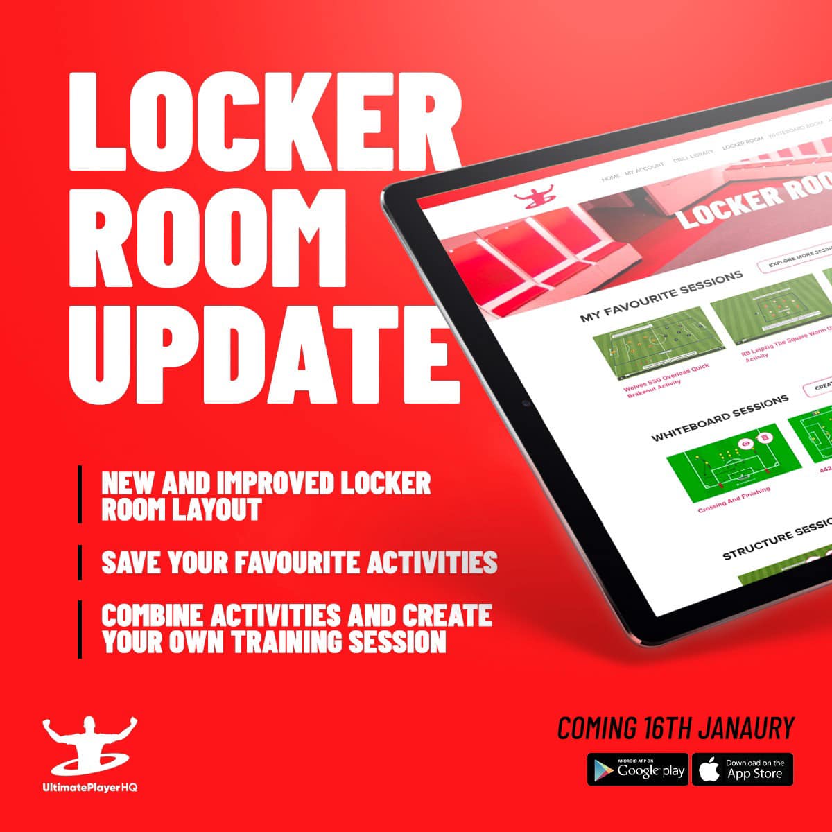 New <a href="/playersessionHQ/">UltimateplayerHQ</a> feature! Now design, build and save full sessions! Now available at ultimateplayerhq.com.