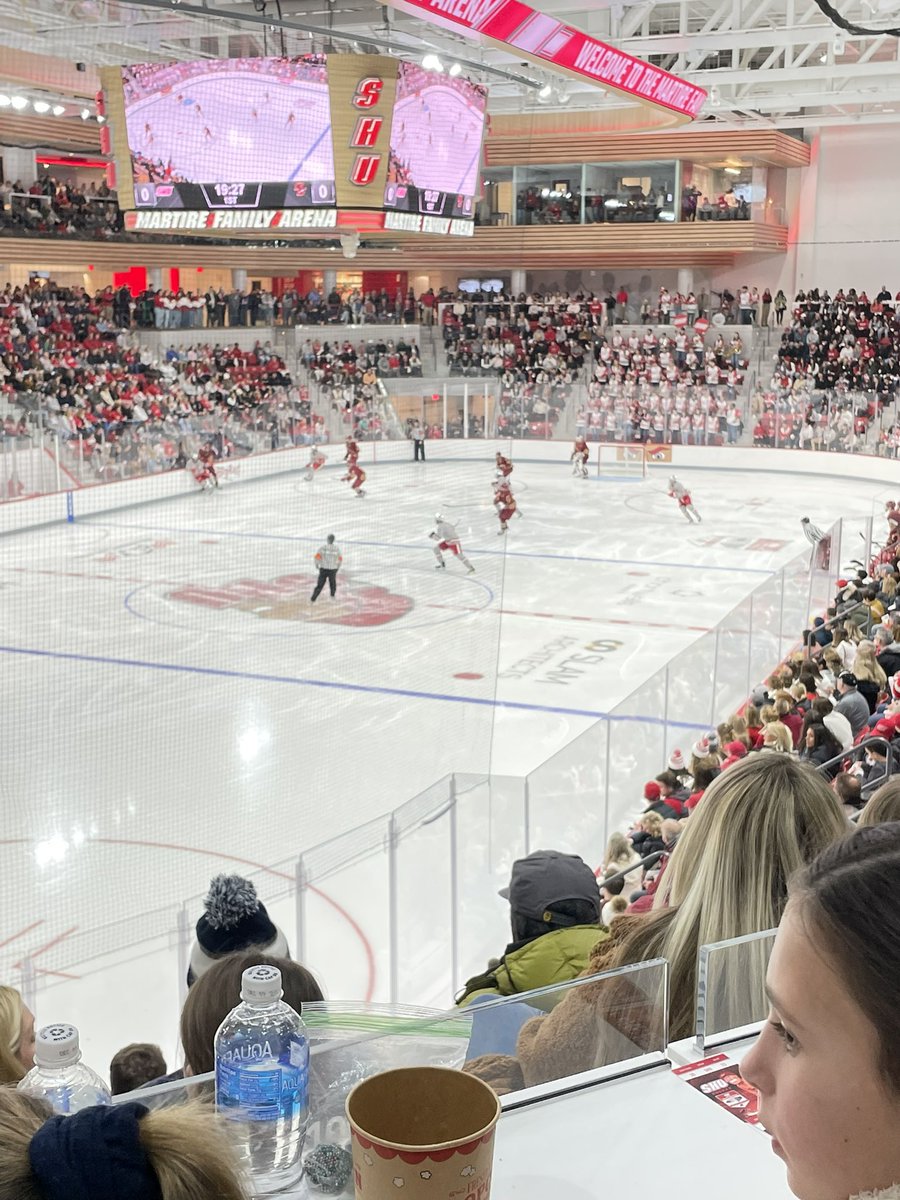 Great weekend of hockey in Fairfield. Congratulations to <a href="/SHUHockey/">SHU Hockey</a> <a href="/SHU_WIH/">SHU Women’s Ice Hockey</a> on the opening of your new home. Fairfield’s Bravest were cheering you both on. Looking forward to many more great games. <a href="/FfldFirefighter/">Ffld Firefighters</a> <a href="/SHUBigRed/">SHU Pioneers</a> #hometownhockey <a href="/AmmoCJ/">CJ Marottolo</a>