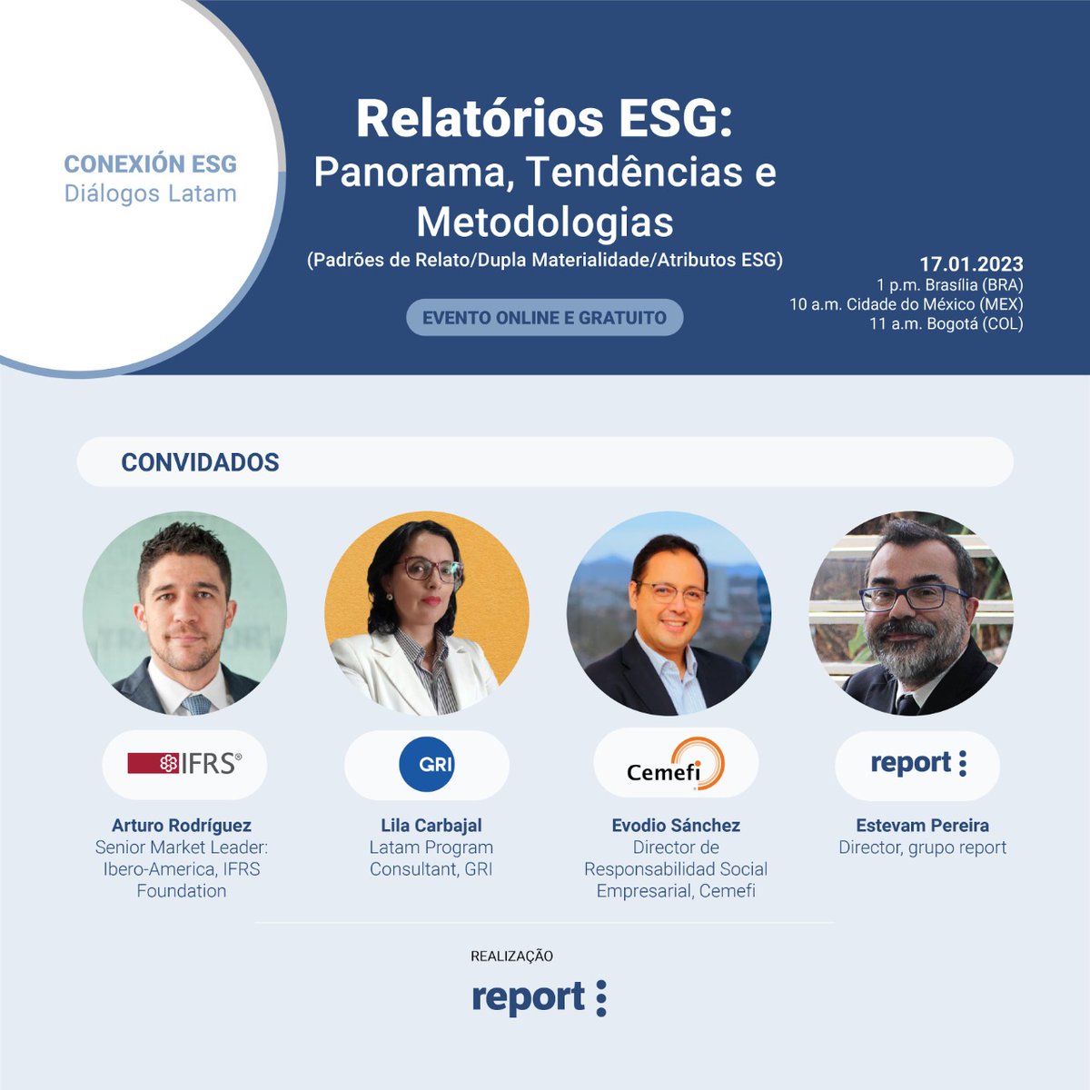 ProCoReef's tweet image. Restaurar también es trabajar por la reducción de impulsores de degradación de los océanos, compartimos este webinar liderado por nuestro aliado brasileño grupo report
📅: 17 de enero 2023
🕛: 11:00 AM (COL)
👉 lnkd.in/d2ACHb2p
#ESG #Sostenibilidad #sustainabilityreporting