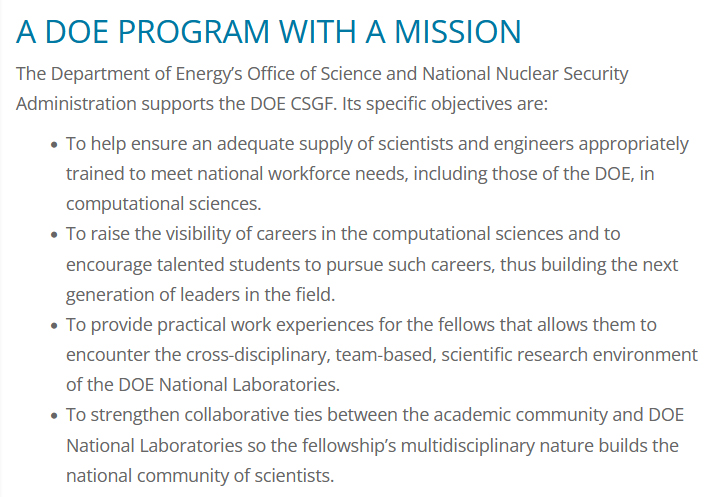 The #DOECSGF application closes THIS WEDNESDAY at 5 p.m. CT. Now is the time to check in with letter writers, request e-delivery of transcripts &amp; proofread all elements of your pending submission. Contact Krell staff with questions as you take final steps. krellinst.org/csgf/contact