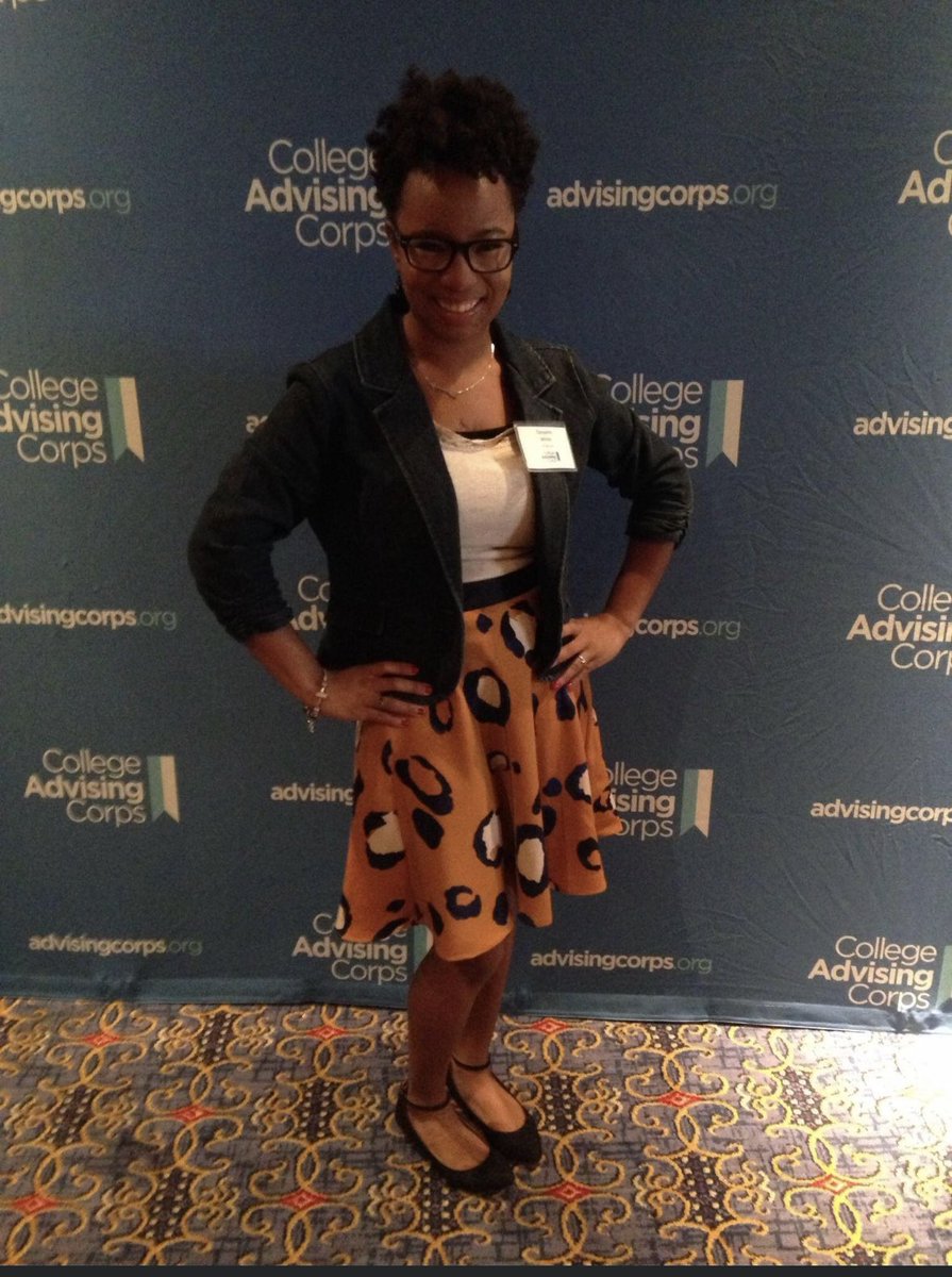 I had a college adviser from  UVA’s Virginia College Advising Corps (VCAC)  who walked me through the college application process as a first generation college student. Fast forward, I had the honor to work for VCAC from 2013-2015. It was one of the best decisions of my life.