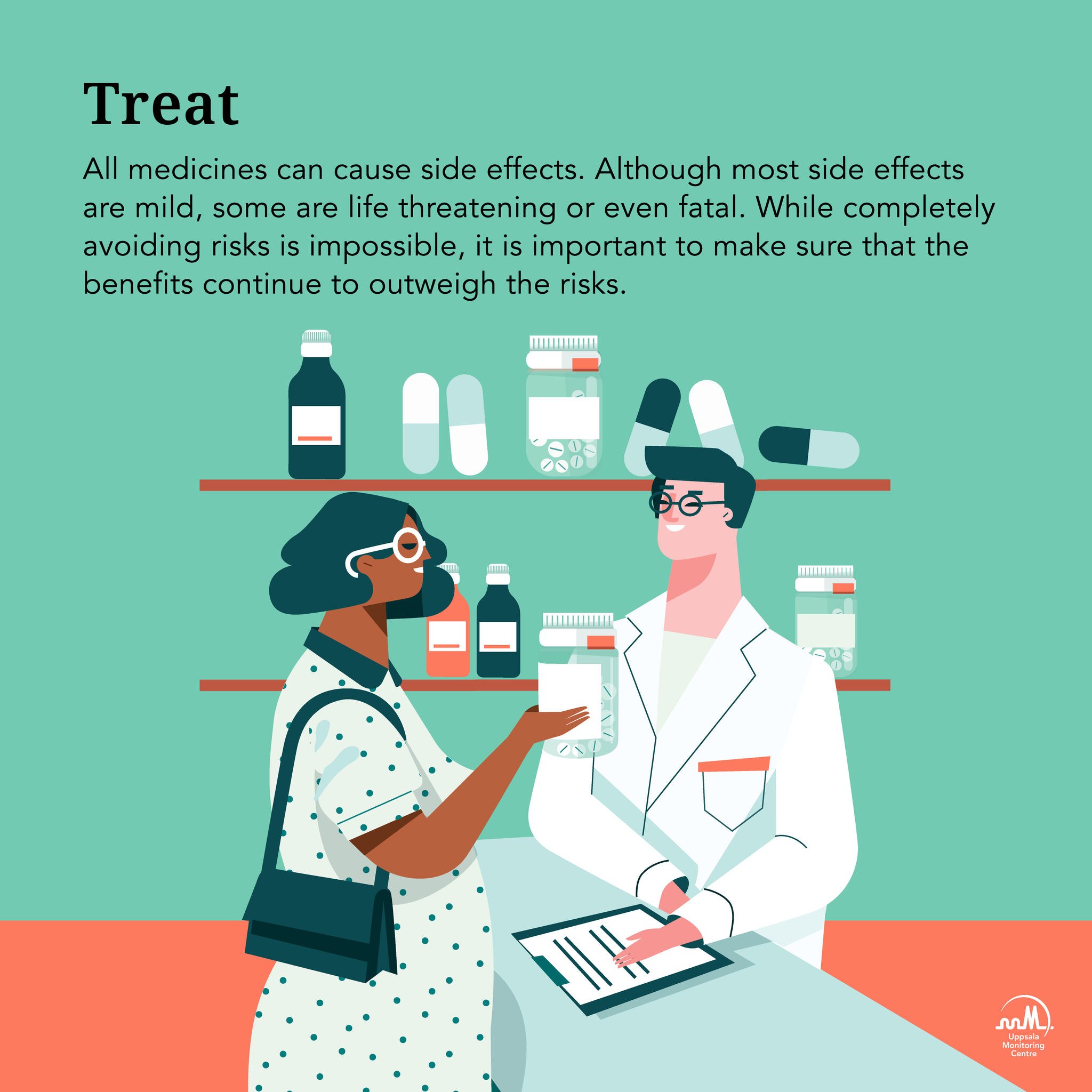 Uppsala Monitoring Centre on Twitter "💊Treat All medicines can cause